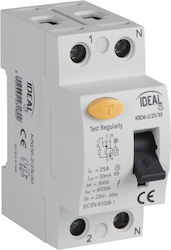 Ideal Phase Relays Earth Leakage 2x16A 230V