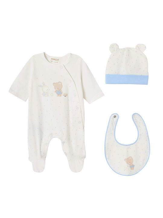 Mayoral Baby Bodysuit Set Light Blue