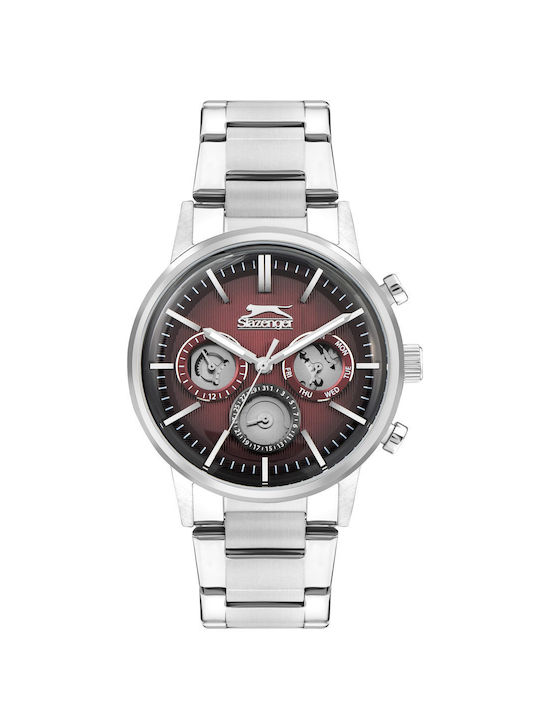 Slazenger Uhr Batterie mit Silber Metallarmband