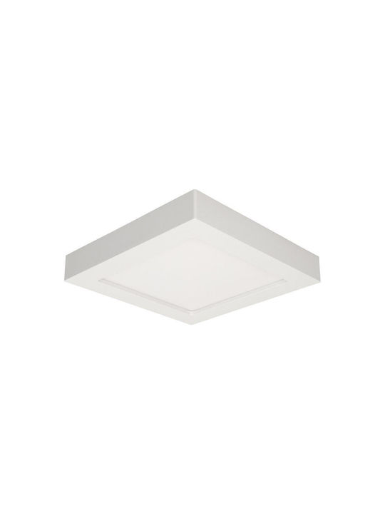 Adviti Pătrat Panou LED Putere 18W cu Alb Natural Lumini