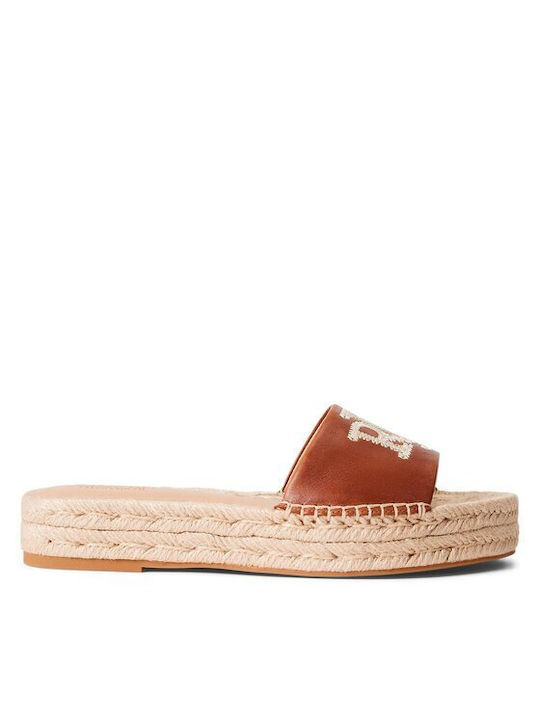 Ralph Lauren Women's Flat Sandals in Brown Color