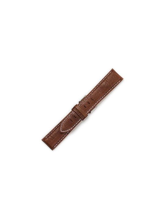 KOSTELO Leather Strap Brown 18mm