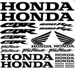Stickers Set Black