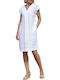 Pomodoro Midi Φόρεμα Λευκό