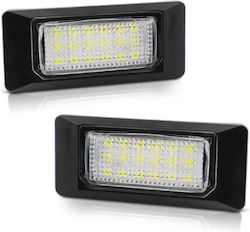 Edman Φώτα Πινακίδας Led για Audi A4 / A5 / S5 / Q5 / TT / A1 / A7 / RS5 / A6 Kia Roadster Mini Roadster Seat Alhambra / Ibiza Skoda Superb / Octavia Volkswagen Golf / Passat / Polo / Sharan / Touran / Touareg / Jetta / Tiguan Chevrolet Lumina 2τμχ