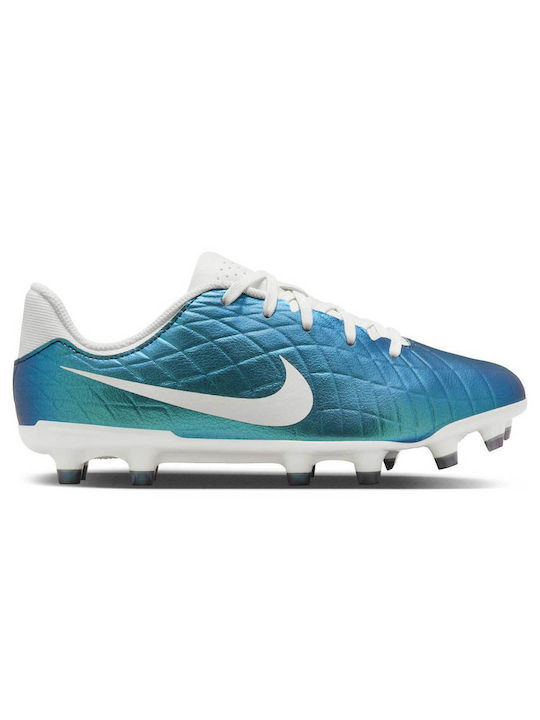 Nike Παιδικά Ποδοσφαιρικά Παπούτσια Tiempo με Τάπες Γαλάζια