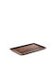 Espiel Hybrid Servierplatte Rechteckig Kunststoff Kastanie 32,5x17,5cm 6Stücke