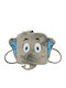 Polo Kids Wallet with Coins with Zipper Gray