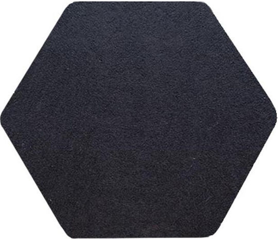 Audiodesigner Ecoplan Hexagon ECOPLAN-HEX-173-Black Audio Treatment Material Panel 4 Pieces