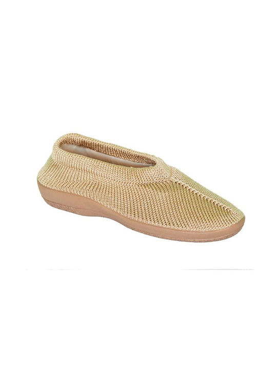 Naturata Shoes Women's Knitted Espadrilles Beige