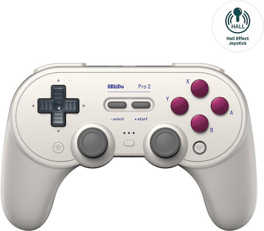 8Bitdo Pro 2 Hall Edition Ασύρματο Gamepad για Android / PC / Switch / Switch 2 G Classic