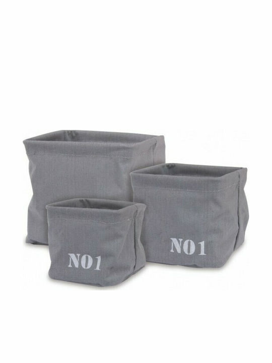 Arvix Storage Basket Fabric Gray 1pcs