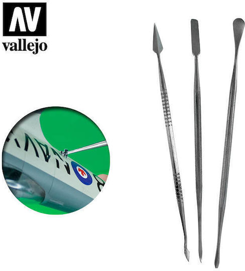 Edelstahl-Schnitzer-Set Vallejo Set 3 T02002