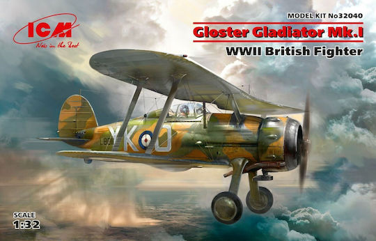 Icm Gloster Gladiator Mk.i Wwii British Figh In 1:32