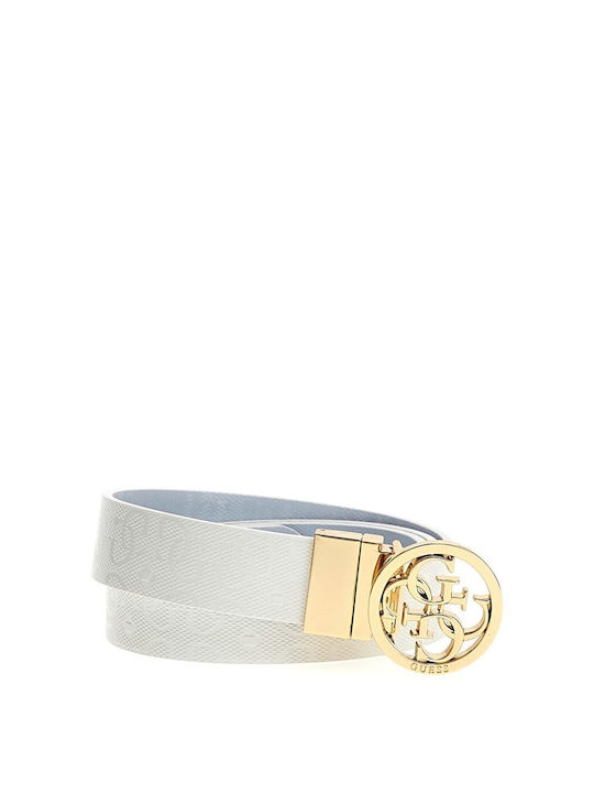 Guess Adjustable Women's Belt White