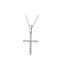 Women's White Gold Cross 14K with Chain