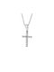 Women's White Gold Cross 14K with Chain