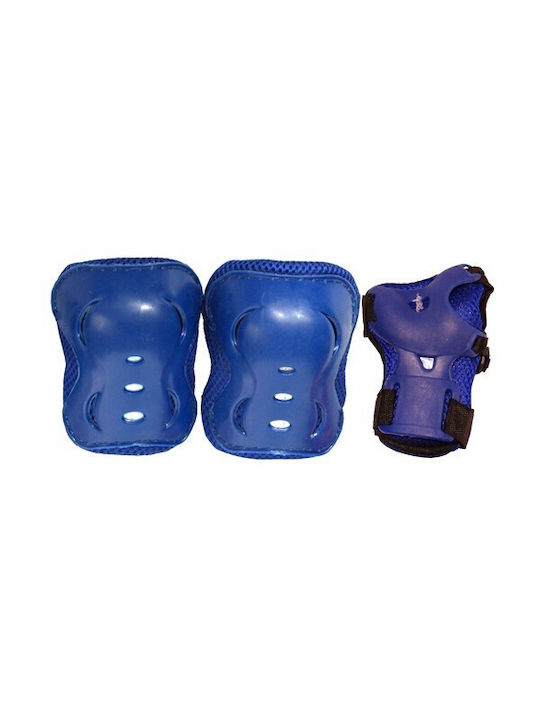 Sportmann Σετ Προστατευτικών για Rollers Μπλε