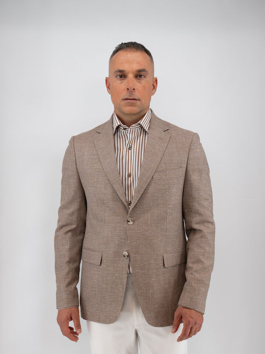 Guy Laroche Men's Suit Jacket Beige