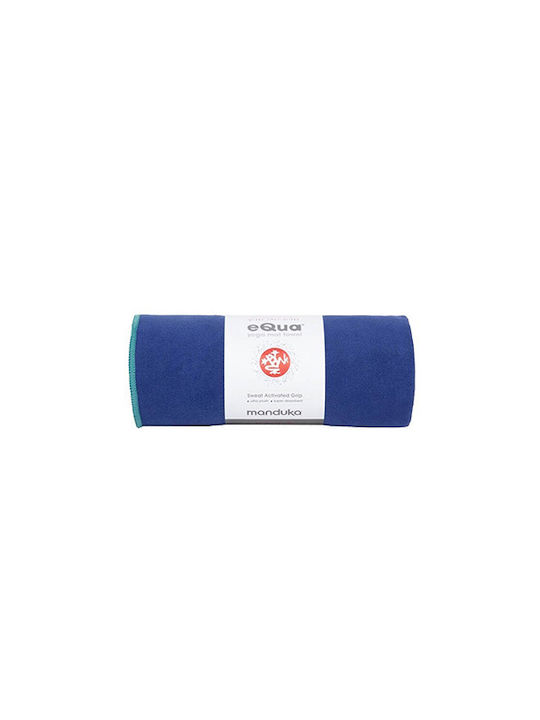 Manduka Equa Πετσέτα Yoga Γυμναστηρίου Μπλε