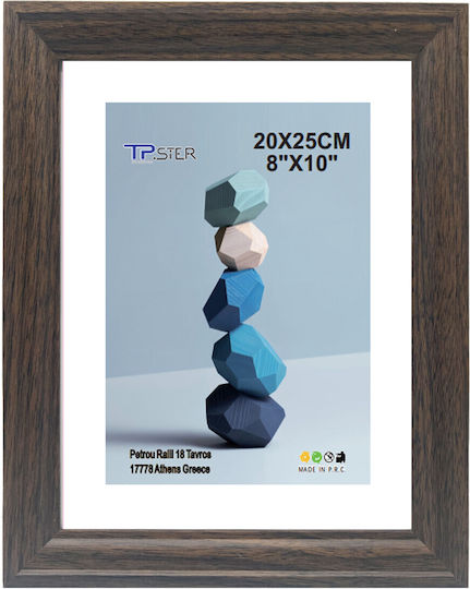 Tpster Wooden Photo Frame with Brown Frame