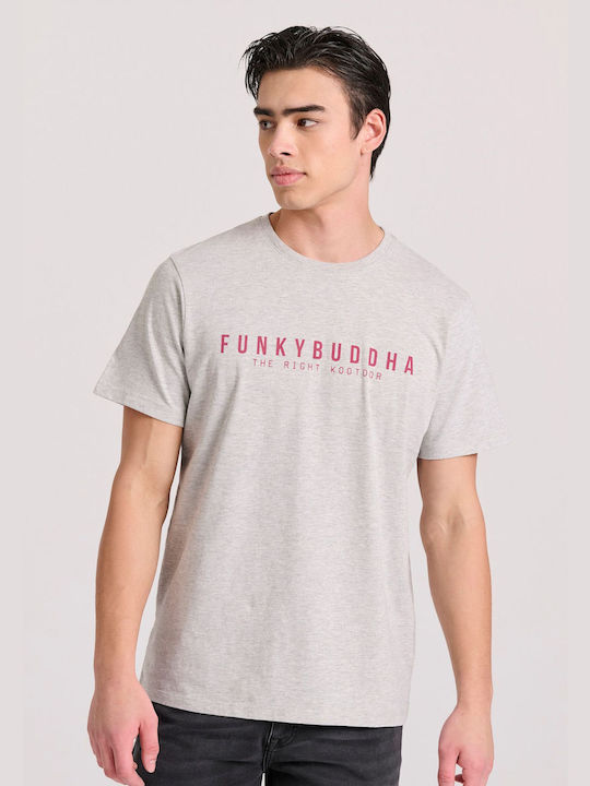 Funky Buddha Men's T-shirt Gray