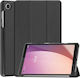 Lenovo Tab M8 4. Gen Tb-300fu Custer reine Farbe 3-Fach-Halter Leder Tablette Fall schwarz