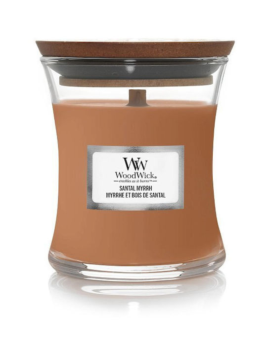 WoodWick Duftkerze Gefäß mit Duft Santal Myrrhe 275gr 1Stück