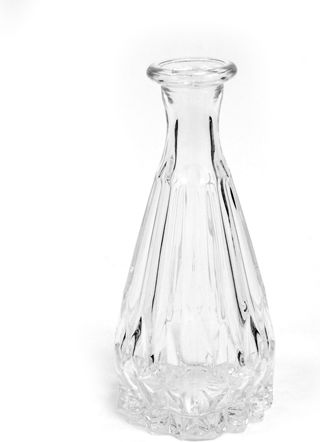 Faitakis Pack Βάζο Γυάλινο Διάφανο 7xΥ14.5cm