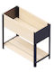 Hydrostab Übertopf Beige mit Gestell 58x36εκ.