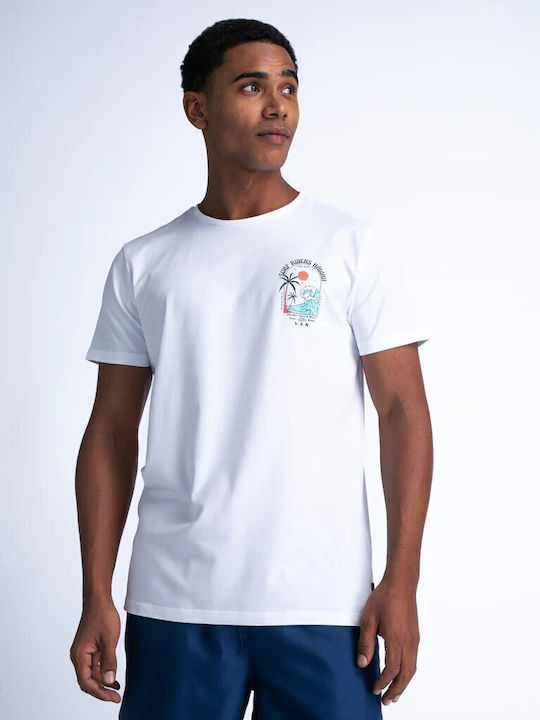 Petrol Industries Ανδρικό T-shirt Κοντομάνικο Bright-white