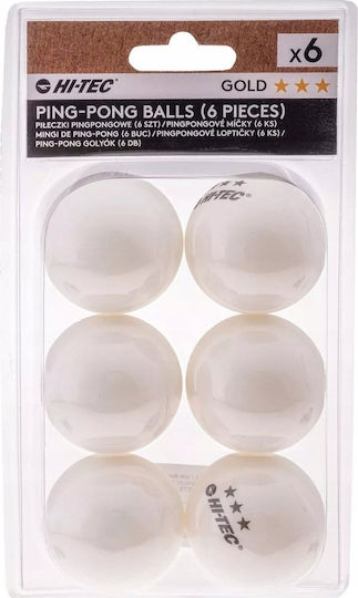 Hi-Tec Ping Pong Balls 6pcs