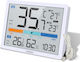 Meteo 05SP109 Drahtlos Wetterstation Digital Tischplatte Weiß