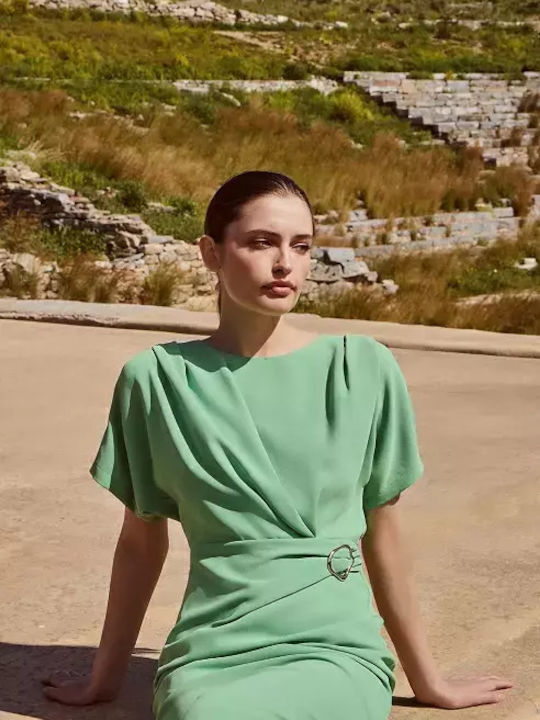 Desiree Midi Φόρεμα Πράσινο