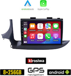 Kirosiwa Car-Audiosystem für Opel Mokka 2016+ (Bluetooth/USB/AUX/WiFi/GPS/Apple-Carplay/Android-Auto) mit Touchscreen 9"