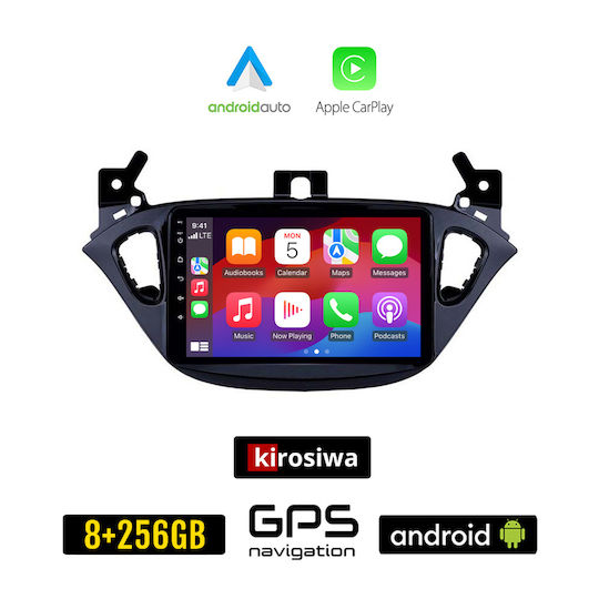 Kirosiwa Автомобилна Аудио Система (Блутут/USB/AUX/WiFi/GPS/Apple-Carplay/Android-Auto) с Тъчскрийн 9"