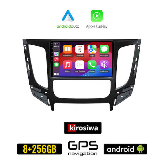 Kirosiwa Car Audio System for Fiat Fullback 2016+ with Clima (Bluetooth/USB/AUX/WiFi/GPS/Apple-Carplay/Android-Auto) with Touch Screen 9"