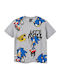 Superheroes Kids Blouse Gray