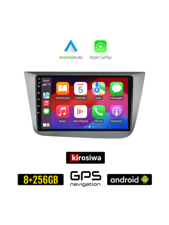 Kirosiwa Автомобилна Аудио Система (Блутут/USB/AUX/WiFi/GPS/Apple-Carplay/Android-Auto) с Тъчскрийн 9"