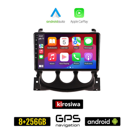 Kirosiwa Ηχοσύστημα Αυτοκινήτου για Nissan 370Z 2009-2012 (Bluetooth/USB/AUX/WiFi/GPS/Apple-Carplay/Android-Auto) με Οθόνη Αφής 9"