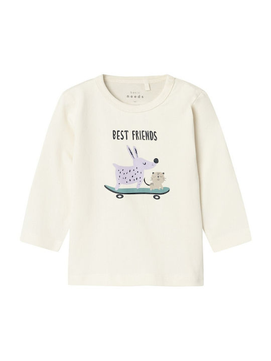 Name It Kids Top Long-Sleeved Bright White
