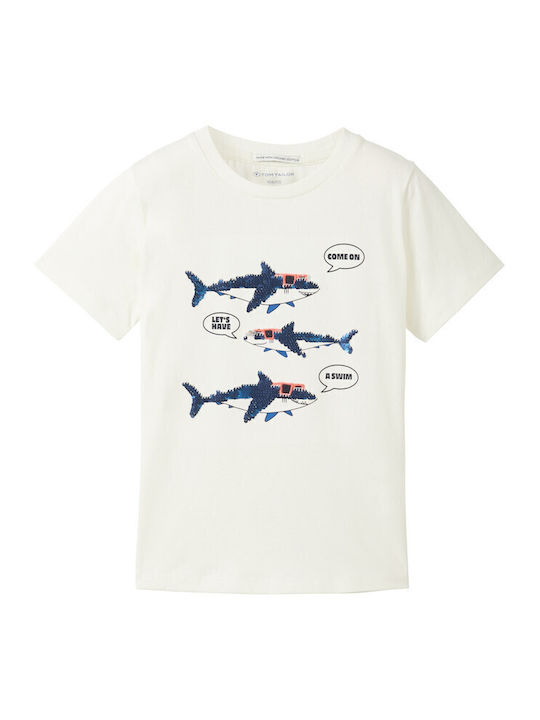 Tom Tailor Kinder-T-Shirt Ecru