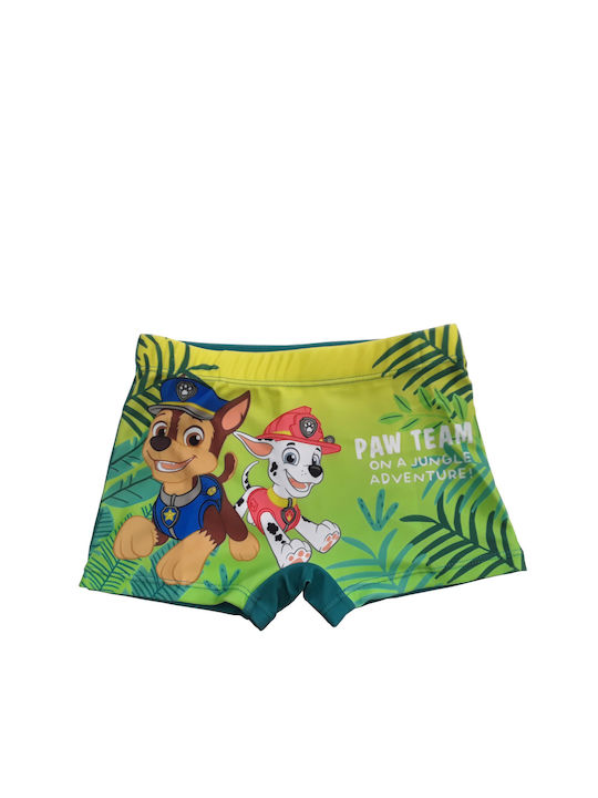 Paw Patrol Costum de baie pentru copii Pantaloni scurți de înot green