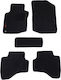 Autopataki Set of Front and Rear Mats 5pcs for Toyota Aygo 2005-2014 Black