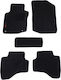Autopataki Set of Front and Rear Mats 5pcs for Toyota Aygo 2005-2014 Black