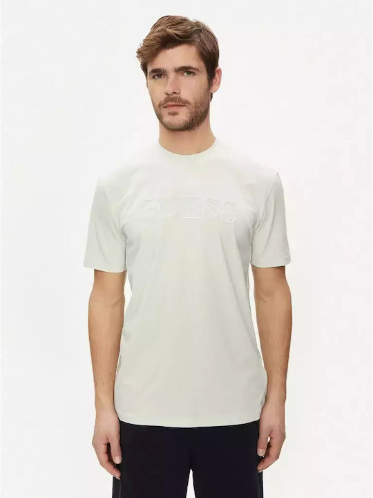 Guess Men's Short Sleeve T-shirt Pale Water