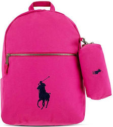 Polo Ralph Lauren Children's Backpack Color Pink Small Plain 9ar071