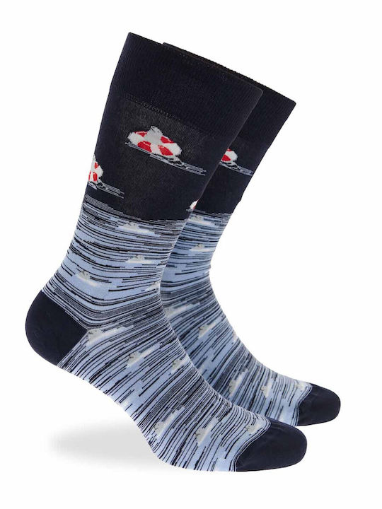 Bamboo Walk socks W304-37 Blue