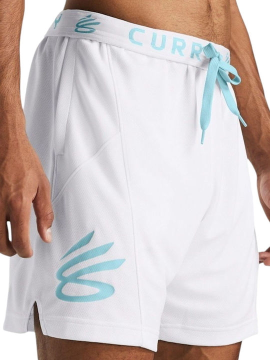 Curry Splash Sportliche Herrenshorts Weiß