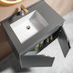Martin Waschtisch mit Waschbecken Anthracite